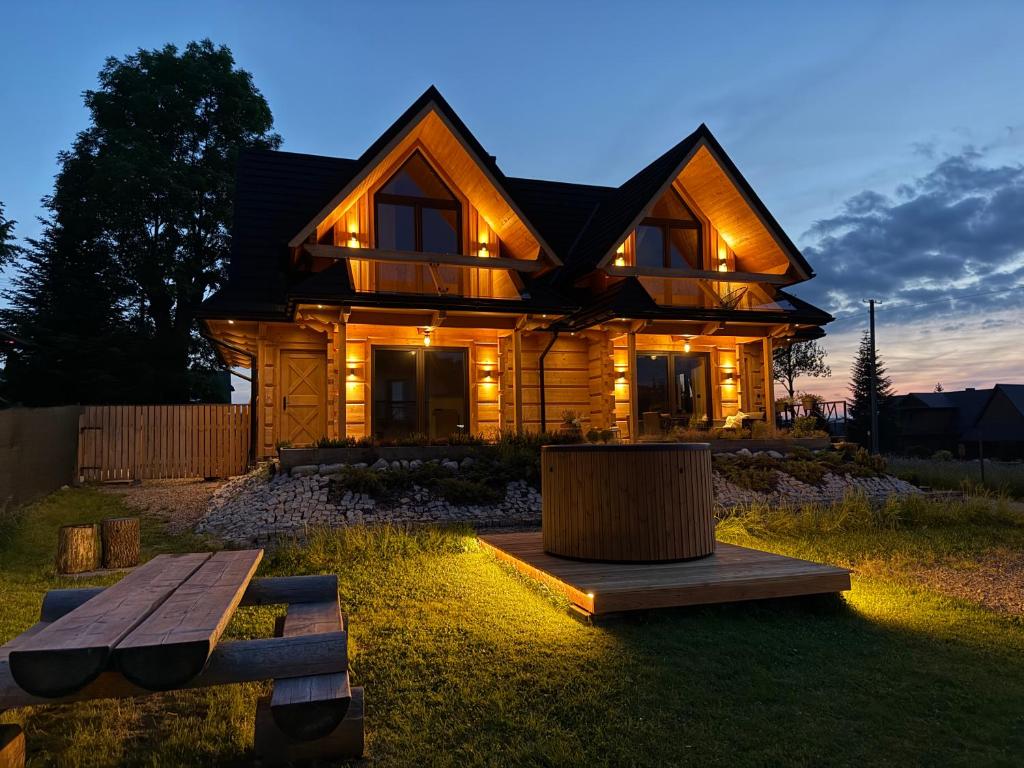 Domki z balią Murzasichle Hygge Tatra Luxury Chalet